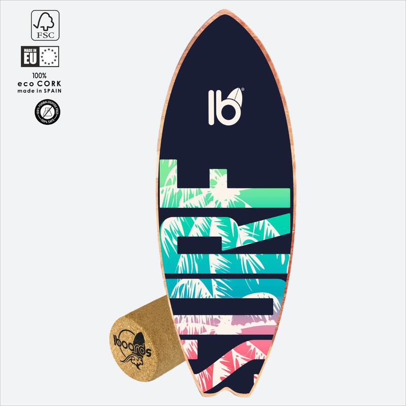 Planche d'équilibre de surf Iboards modèle Surfer 80cm x 29,5cm