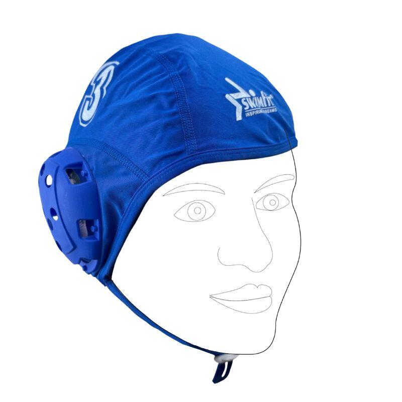 Swimfit Water Polo Caps - Set Of 13 - Blue (2-13) Red (1)