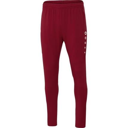 Pantalon d'entraînement Jako Premium Homme - Rouge bordeaux