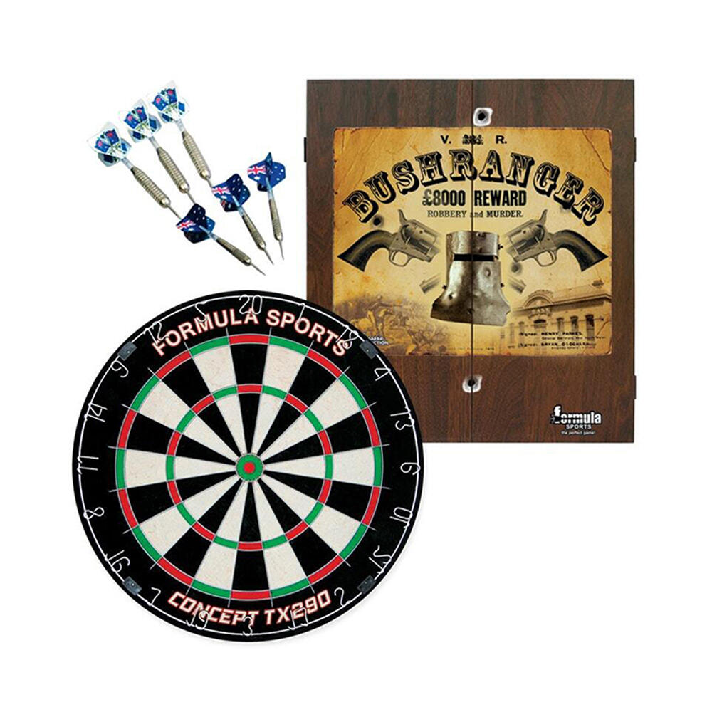 Formula Sports Brushranger Wall Mountable 56cm Cabinet/Dartboard/Dart Set