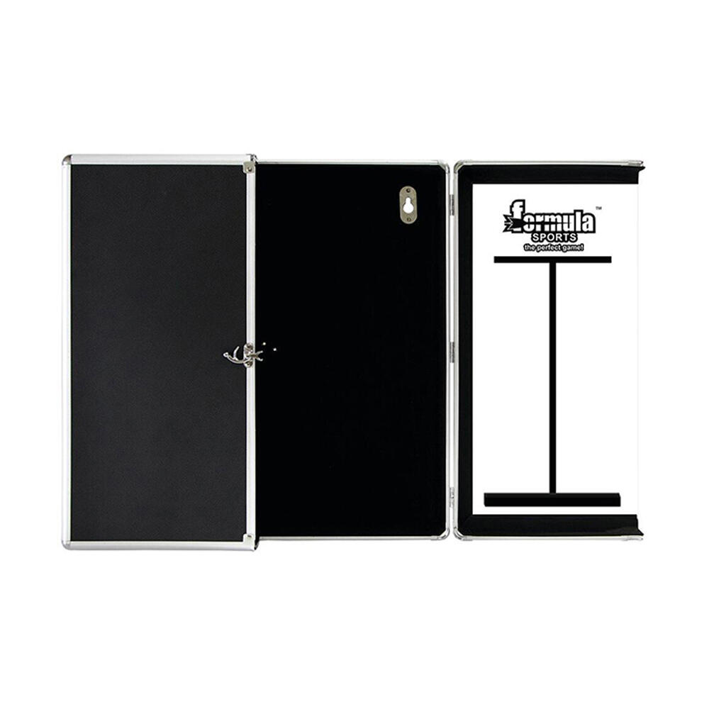 Formula Sports Aluminium 52cm Wall Mountable Dartboard Cabinet Storage Container