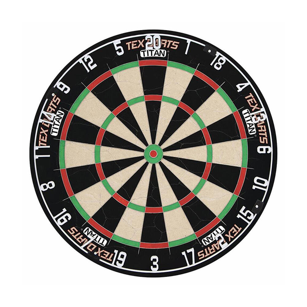 Titan TEX Darts 45.5cm Dartboard Kids/Adult Family Board Sports Indoor Game