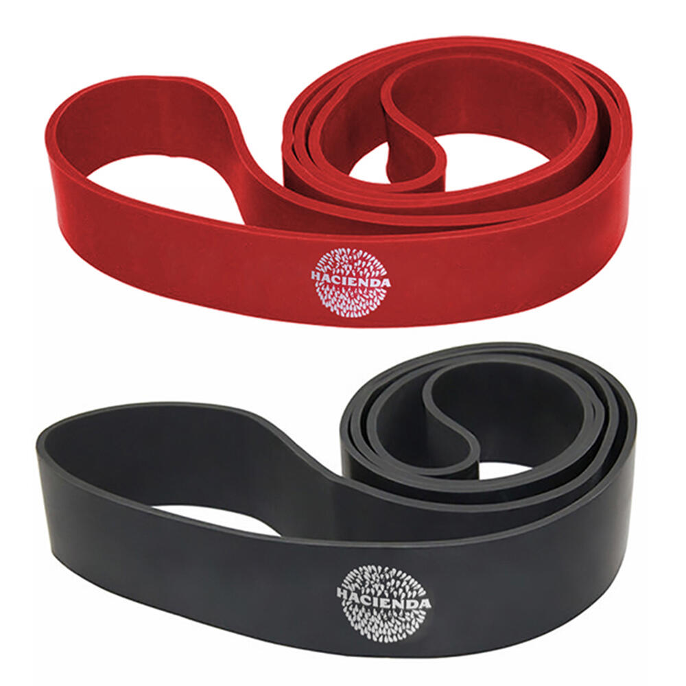 2pc Hacienda 22-57/40-80kgs Resistance Power Band Exercise Fitness Workout Set