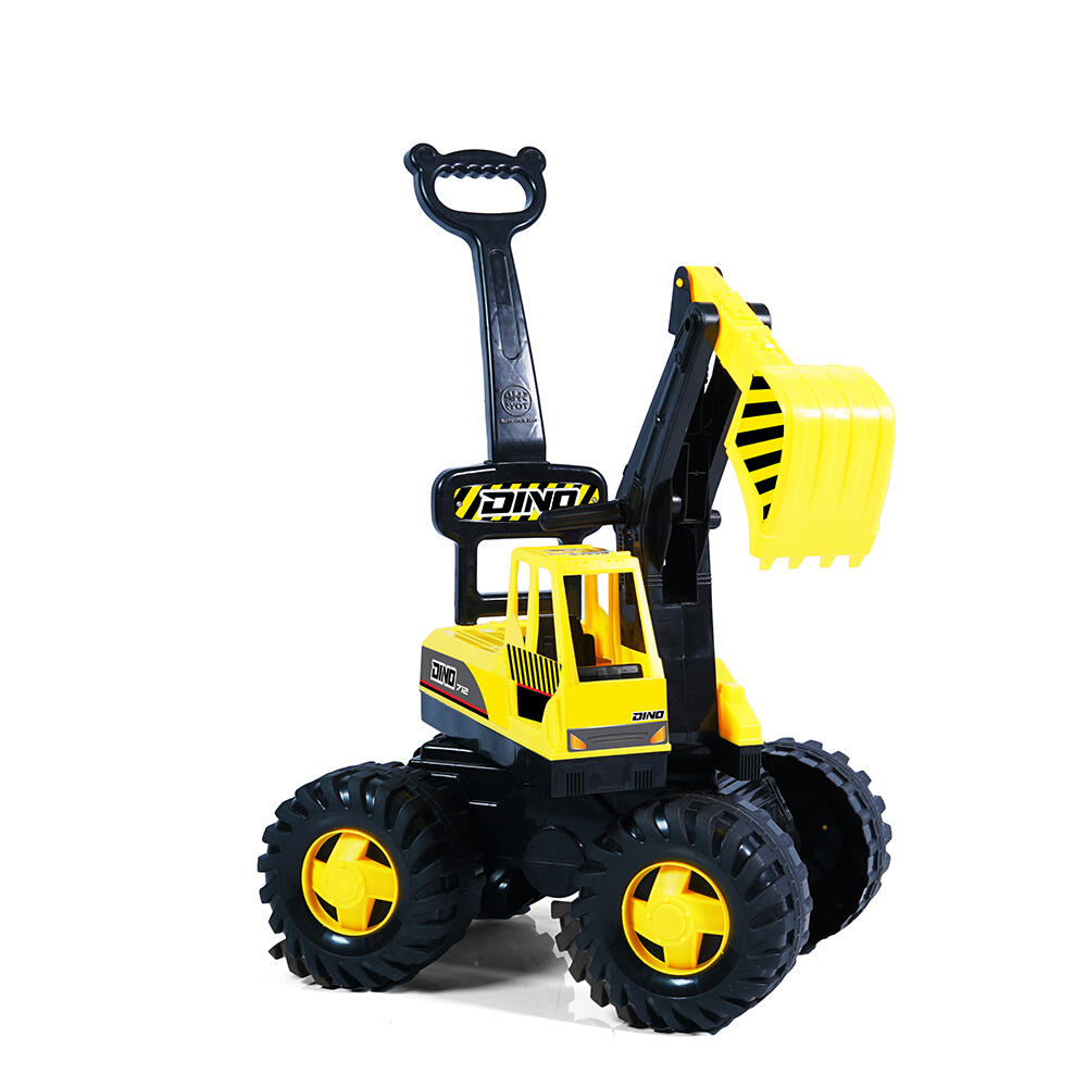 Volta Kick A Long Construction Digger Kids Ride On Push Scooter Medium Size 3+