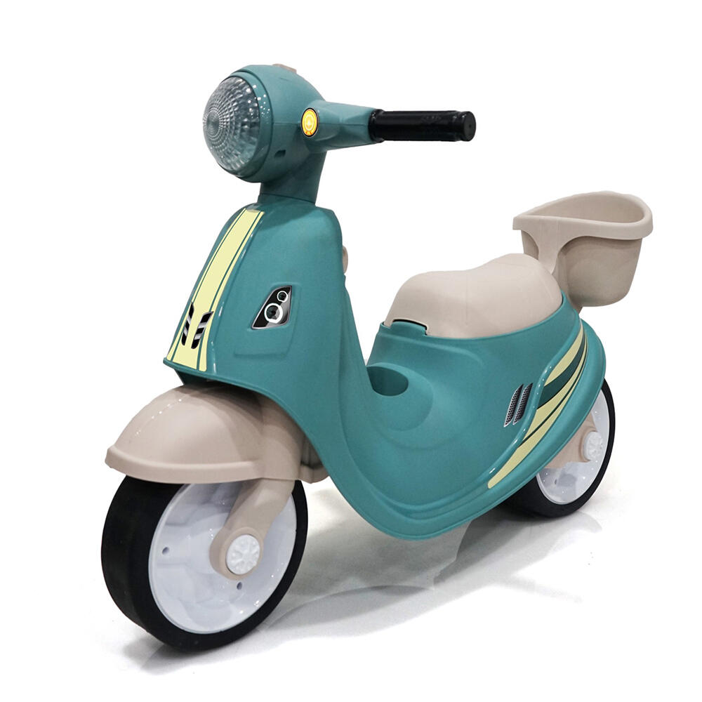Volta Foot To Floor Balance Ride On Kids Push Scooter Medium Size Green 3