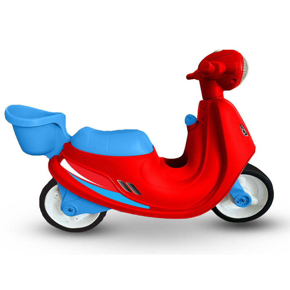 Volta Foot To Floor Balance Ride On Kids/Child Push Scooter Medium Size Red 3+