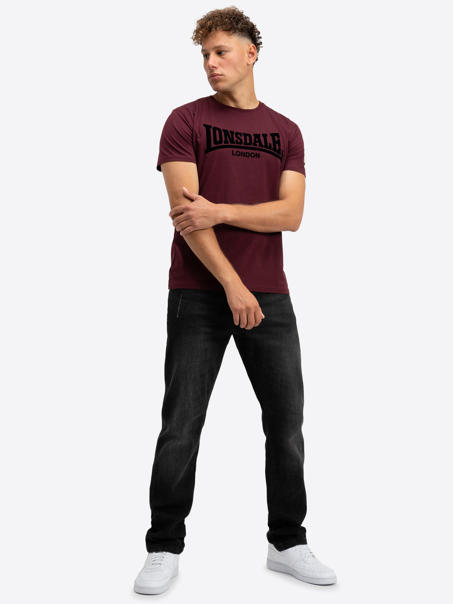 LONSDALE Heren-T-shirt normale pasvorm LL008 ONE TONE 4/6