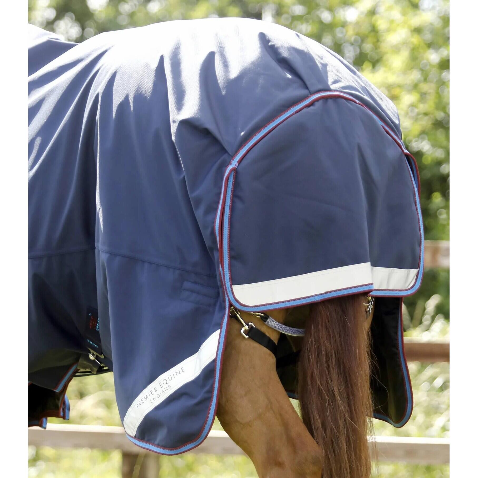 Couverture d'extérieur pour cheval avec couvre cou Premier Equine Titan Storm 20 6/6