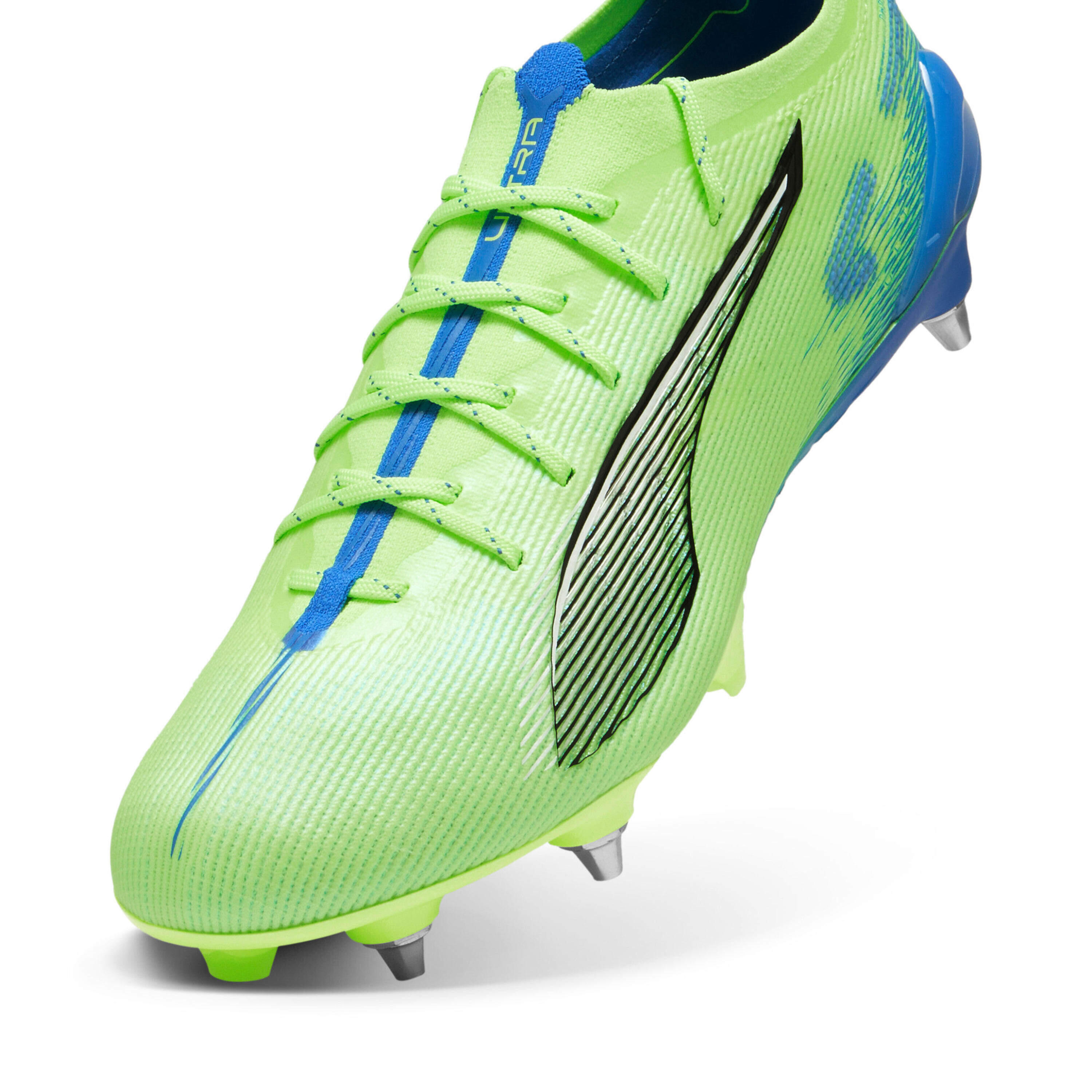 Crampons Puma Ultra 5 Ultimate MxSG Vert et bleu 6/7