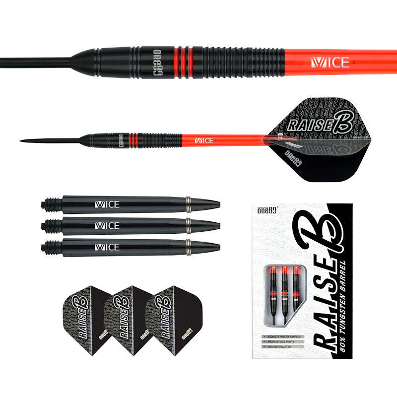 One80 Darts Raise B Red