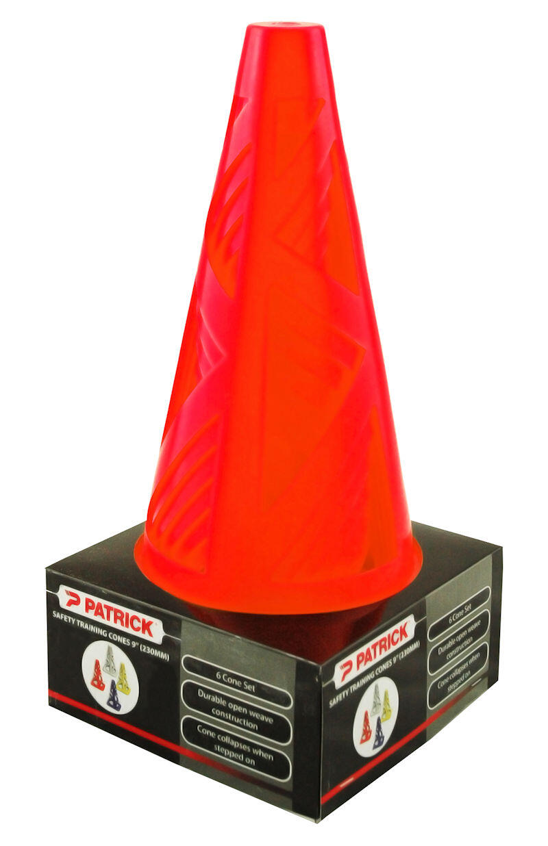 Safety Training Cones 23cm (9") Set