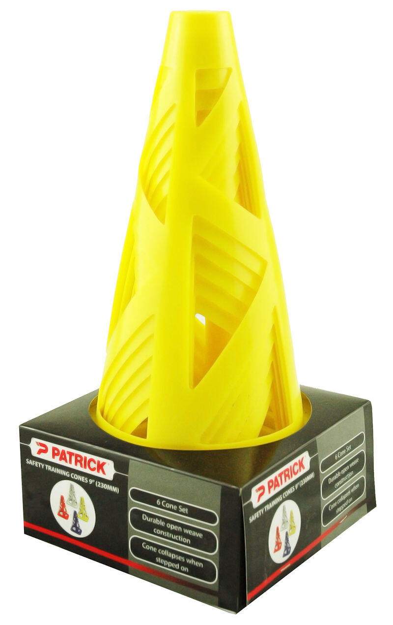 Safety Training Cones 23cm (9") Set