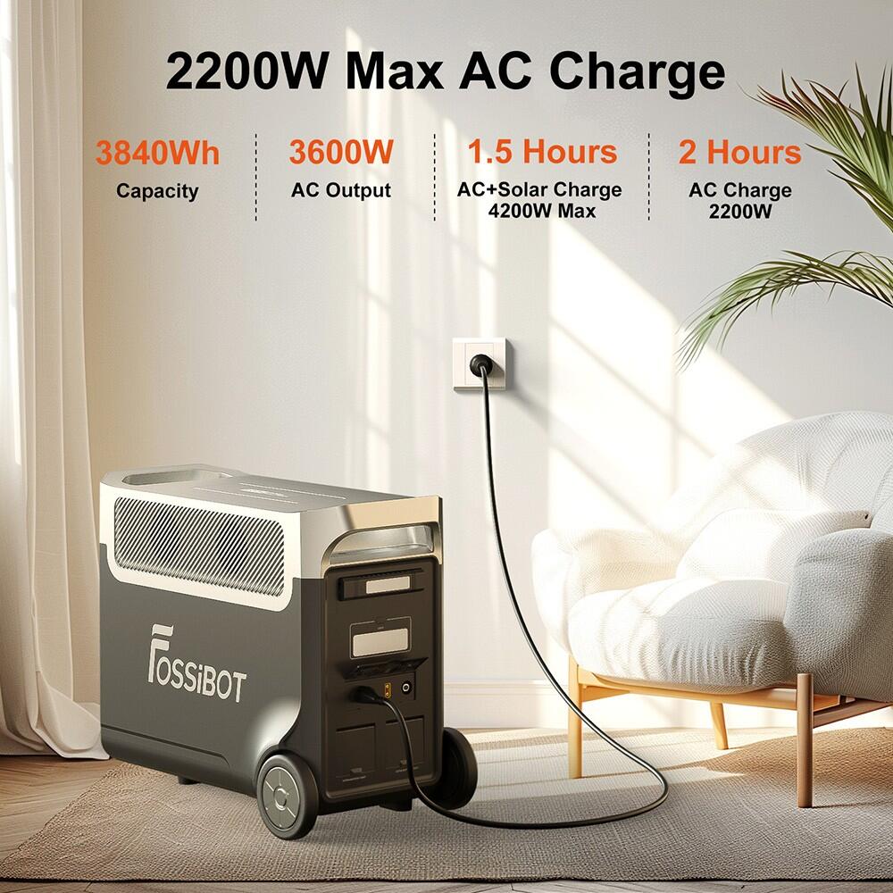 Central eléctrica portátil para campismo Voyage F3600 Pro 3840Wh LiFePO4 3/5