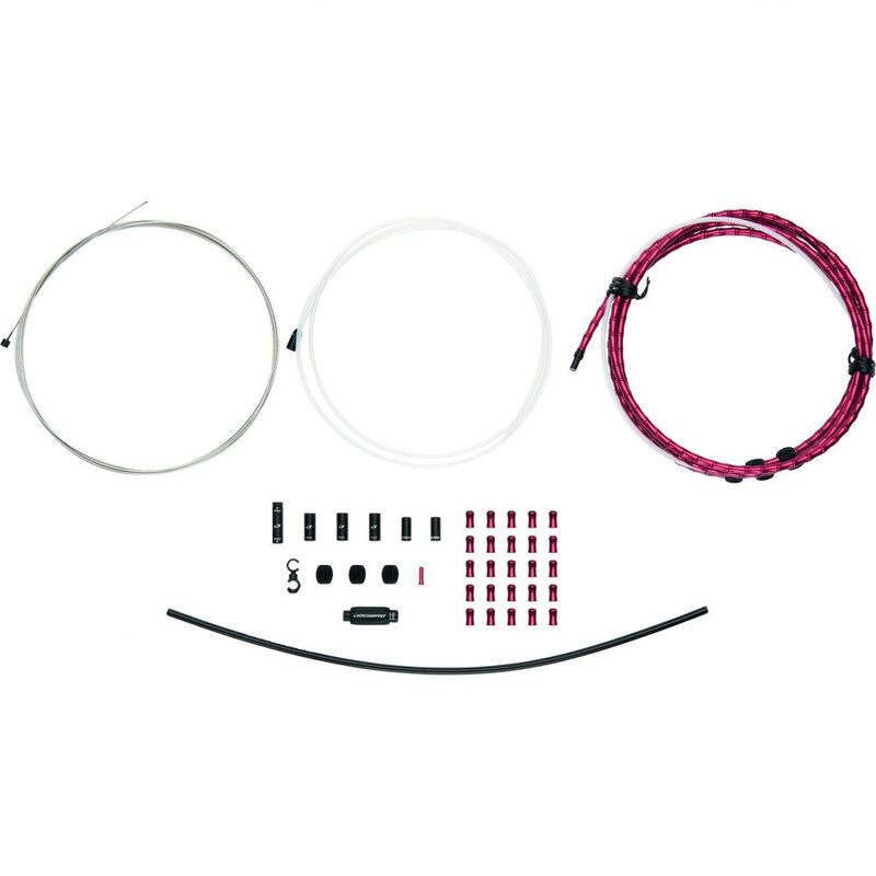 Kit câble de dérailleur Jagwire 1X Elite     À partir de 8490€ 8599€ -1%    * La vente débute le 05/05/2025    JAGWIRE Kit câble de dérailleur Jagwire 1X EliteVendu exclusivement en ligne   
