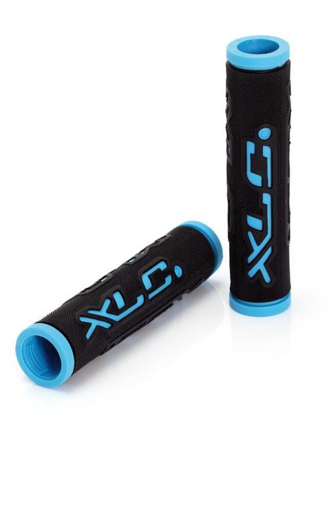 Jeu de poignées vélo double couleur XLC GR-G07 2/2
