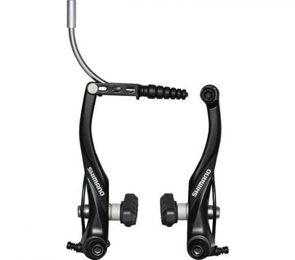 Shimano Alivio BR-T4000 V-Brake in schwarz für Vorderrad - Leistungsstarke Fe...
