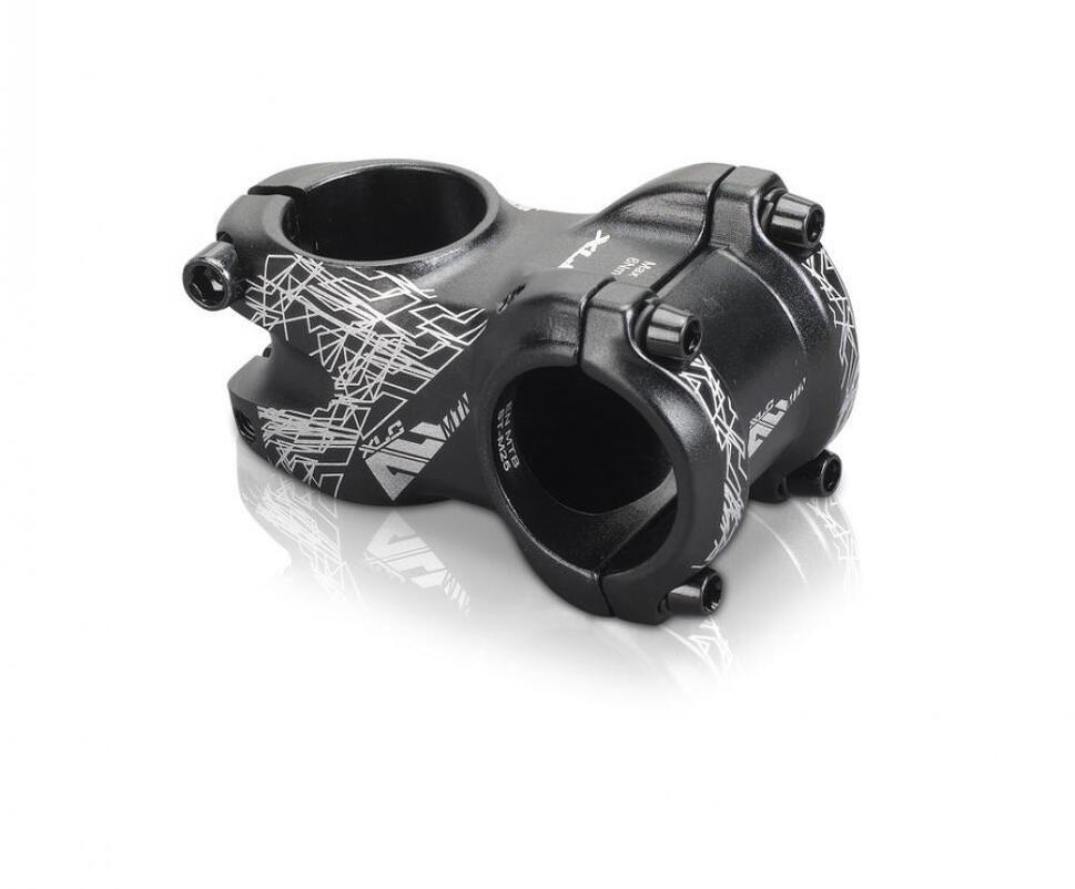 Mostek Aluminiowy 11/8"  65 Mm Ø 31,8 Mm 0° Matowy Czarny