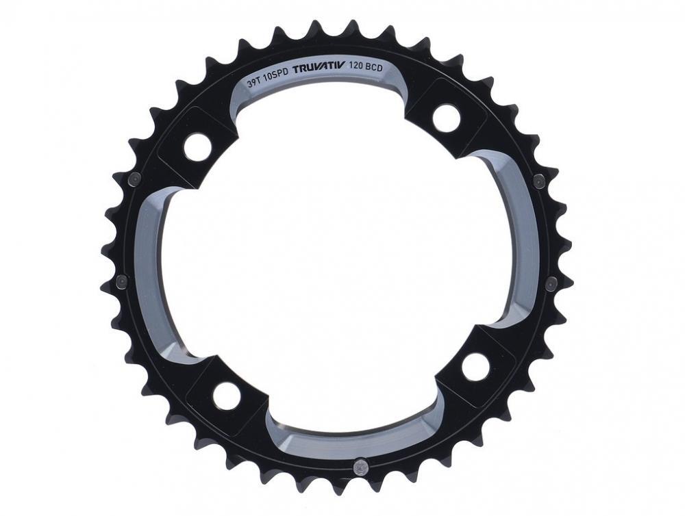 TRUVATIV corona MTB 39T 4-bracci 4-fori 120 mm nera 2/3