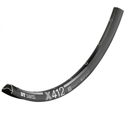X 412 disc velg - 27,5 inch - zwart