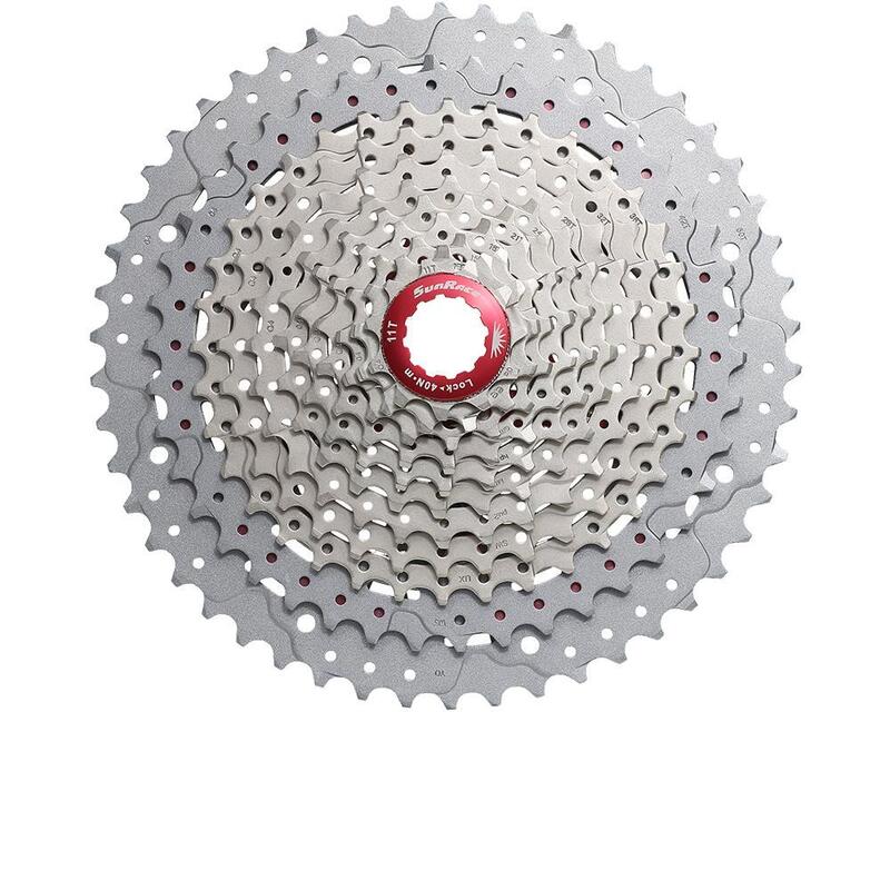 Cassetta MTB SunRace CSMX8 11 Velocità – 11-51T – Nera – Compatibile Con Shimano E SRAM