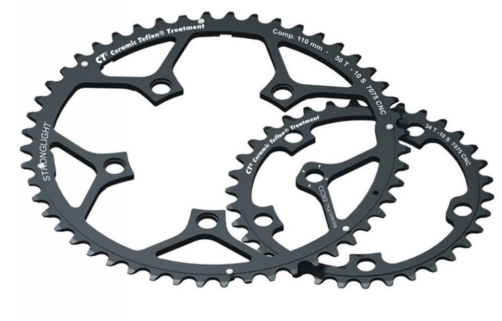 Plateau compact Stronglight CT2 Campagnolo 9/10V 39T 2/3