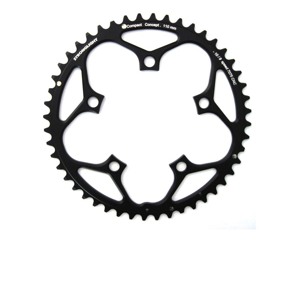 Plateau Shimano/Sram/FSA Type S Zicral 9/10S 52T Pas 110 Noir 2/3