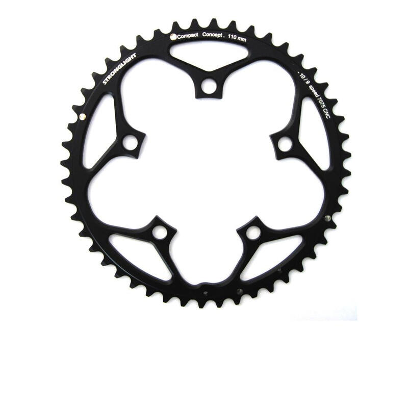 Plateau Shimano/Sram/FSA Type S Zicral 9/10S 52T Pas 110 Noir