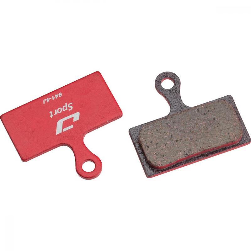Fékbetét félfémes Shimano XTR, Deore, SLX,  piros
