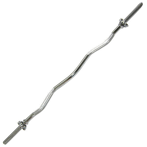 Body-solid - Body-solid Barre Standard Ez Curl Filetée 120 Cm (ø25 Mm) Stezcbtr - Barre De Musculation - Gris - 9 Kg - Decathlon