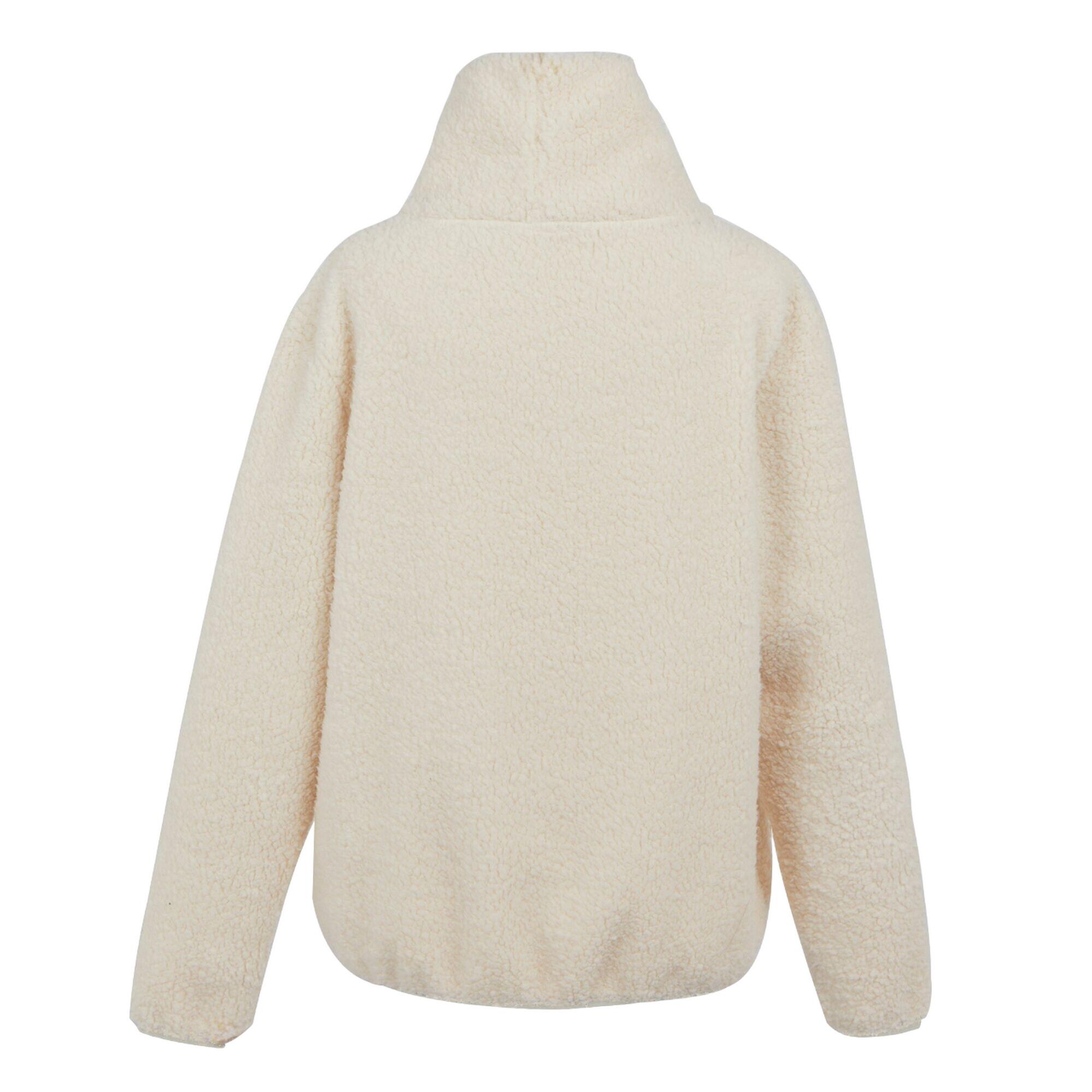Womens/Ladies Ria Fluffy Overhead Fleece Top (Light Vanilla) 2/4