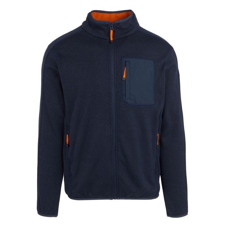Veste Polaire KITOM Homme (Bleu Marine Chiné)