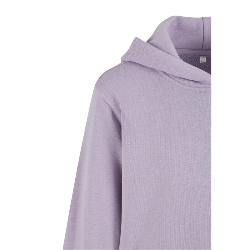 Meisjes Badstof Lichtgewicht Oversized Hoodie (Lila stof)