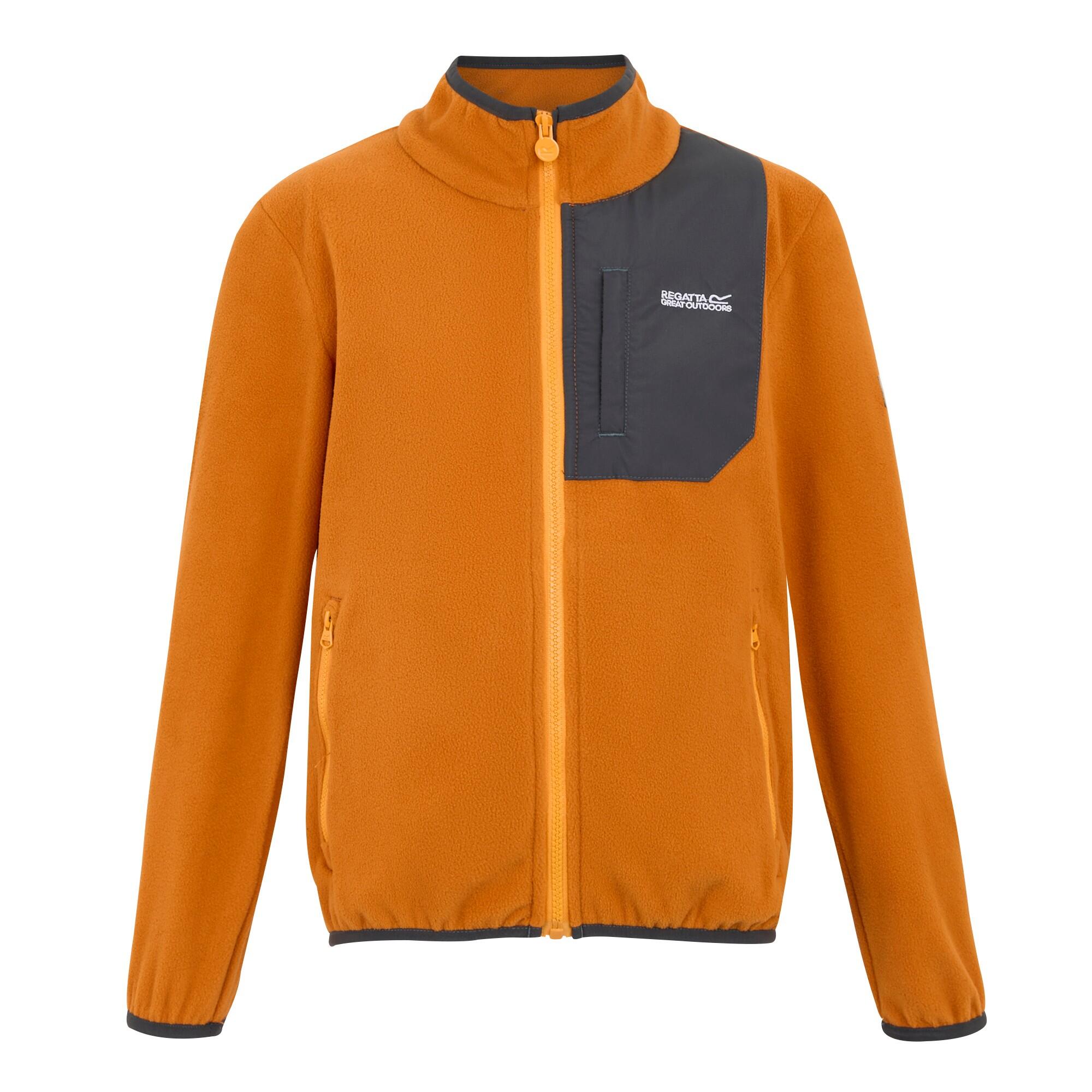 Regatta - Veste Polaire Frankie Enfant (orange Sombre) - Sweat-shirt - Jaune|orange - 13 Ans - Decathlon