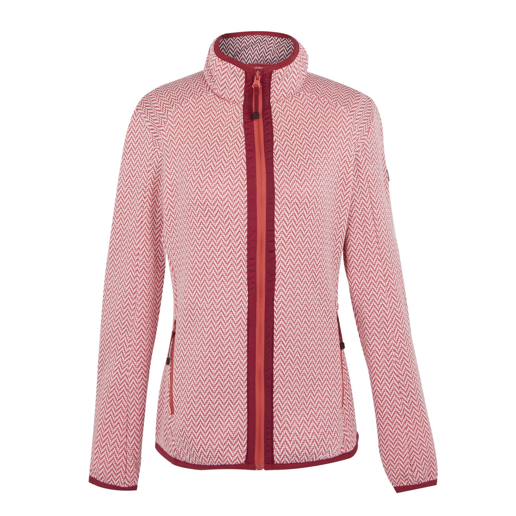 REGATTA Dames Elzie Full Zip Fleecejack (Mineraal Rood)