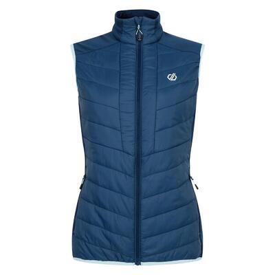 Dames liven baffled gilet (maanlicht denim)