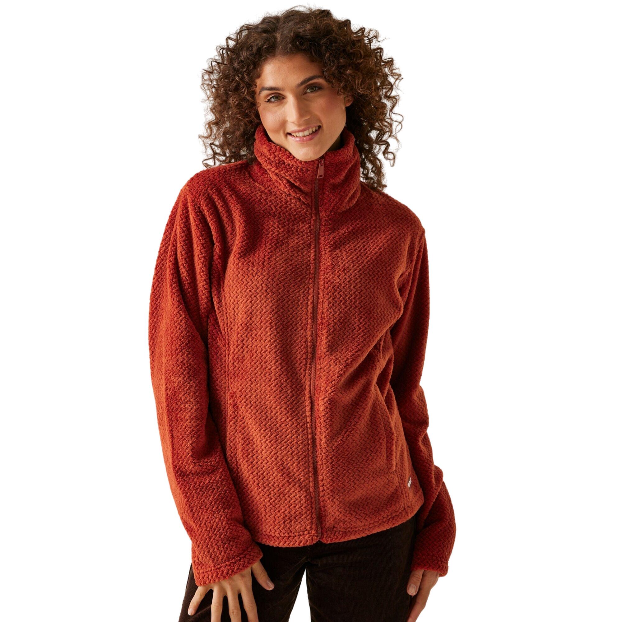 Veste Polaire HEIDY Femme (Ocre Rouge) 4/5