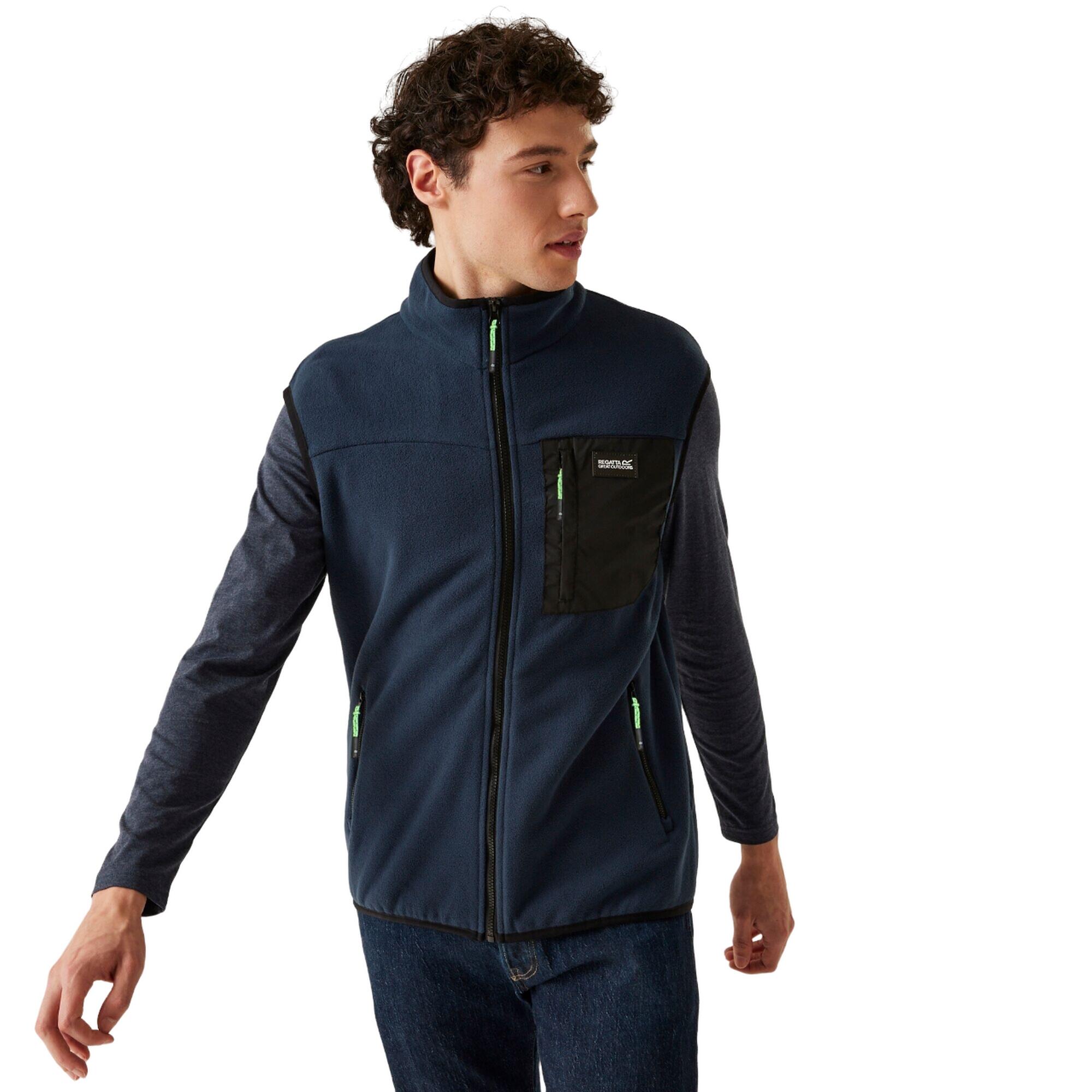 Mens Frankie Fleece Gilet (Navy) 4/5