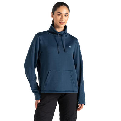 Dames lexan fleece top (zwart)