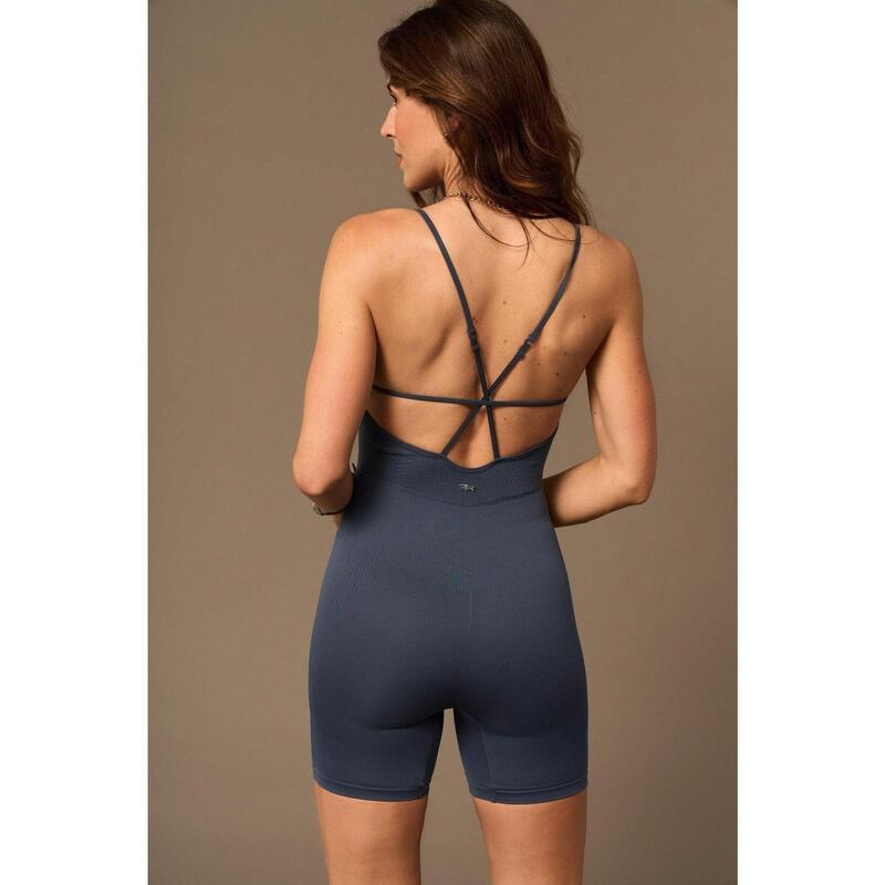 Mono  Deportivo  Yoga Sujetador Interior Mujer Reciclado Made in Portugal - Gris