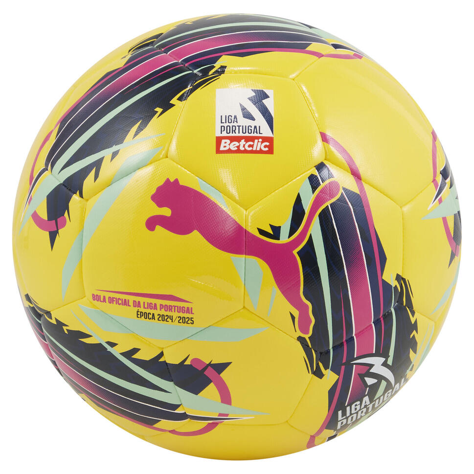 Hybrydowa piłka nożna Liga Portugal PUMA Fluo Yellow Multicolor