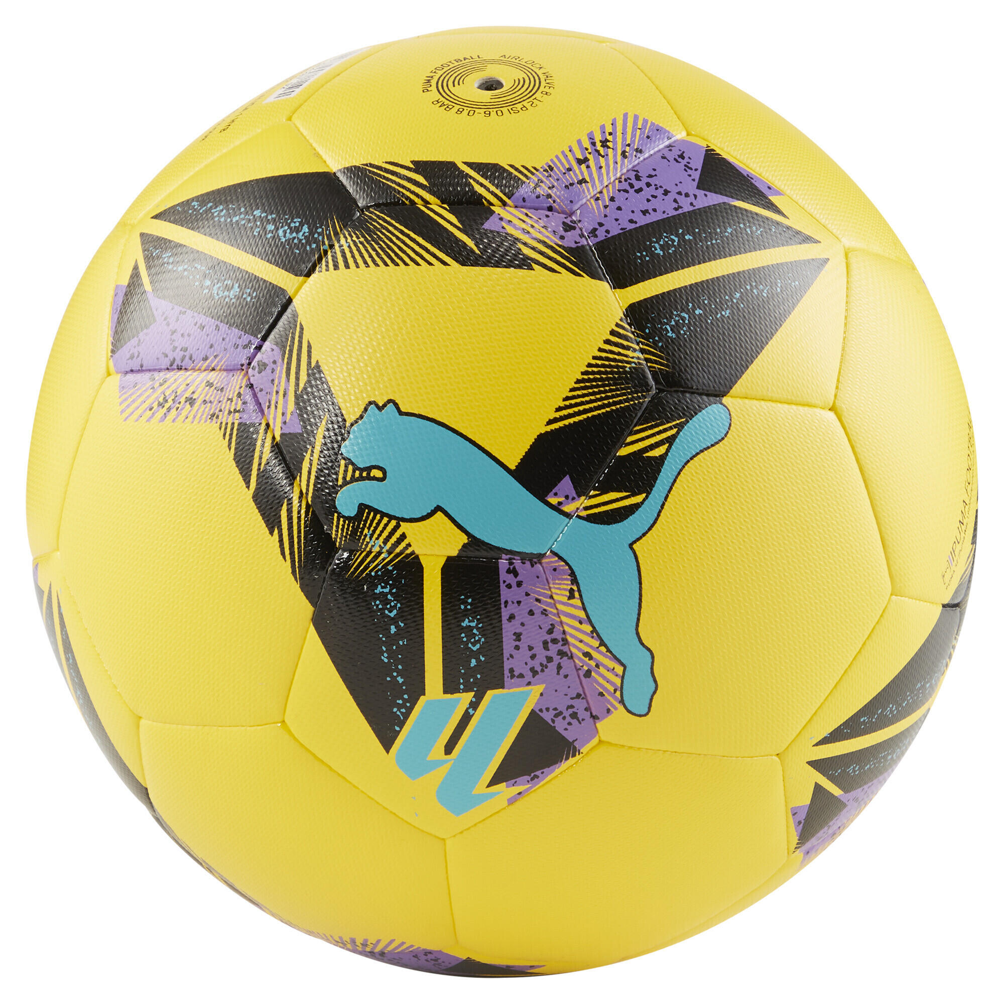 Pallone da calcio ibrido Orbita LaLiga 1 PUMA Pelé Yellow Multicolor 4/4