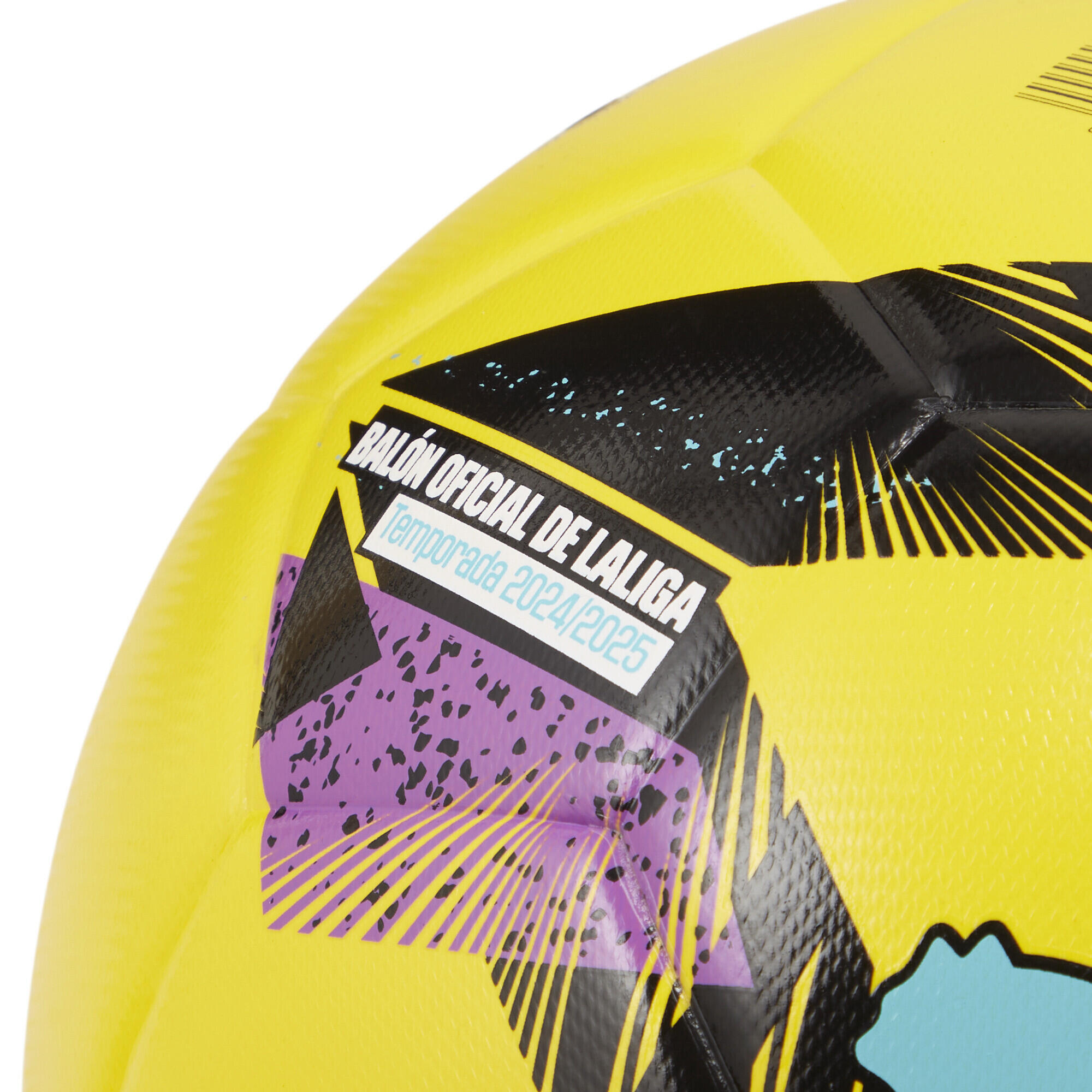Balón de fútbol LaLiga 1 (FIFA® Quality) PUMA Pelé Yellow Multicolor 3/4