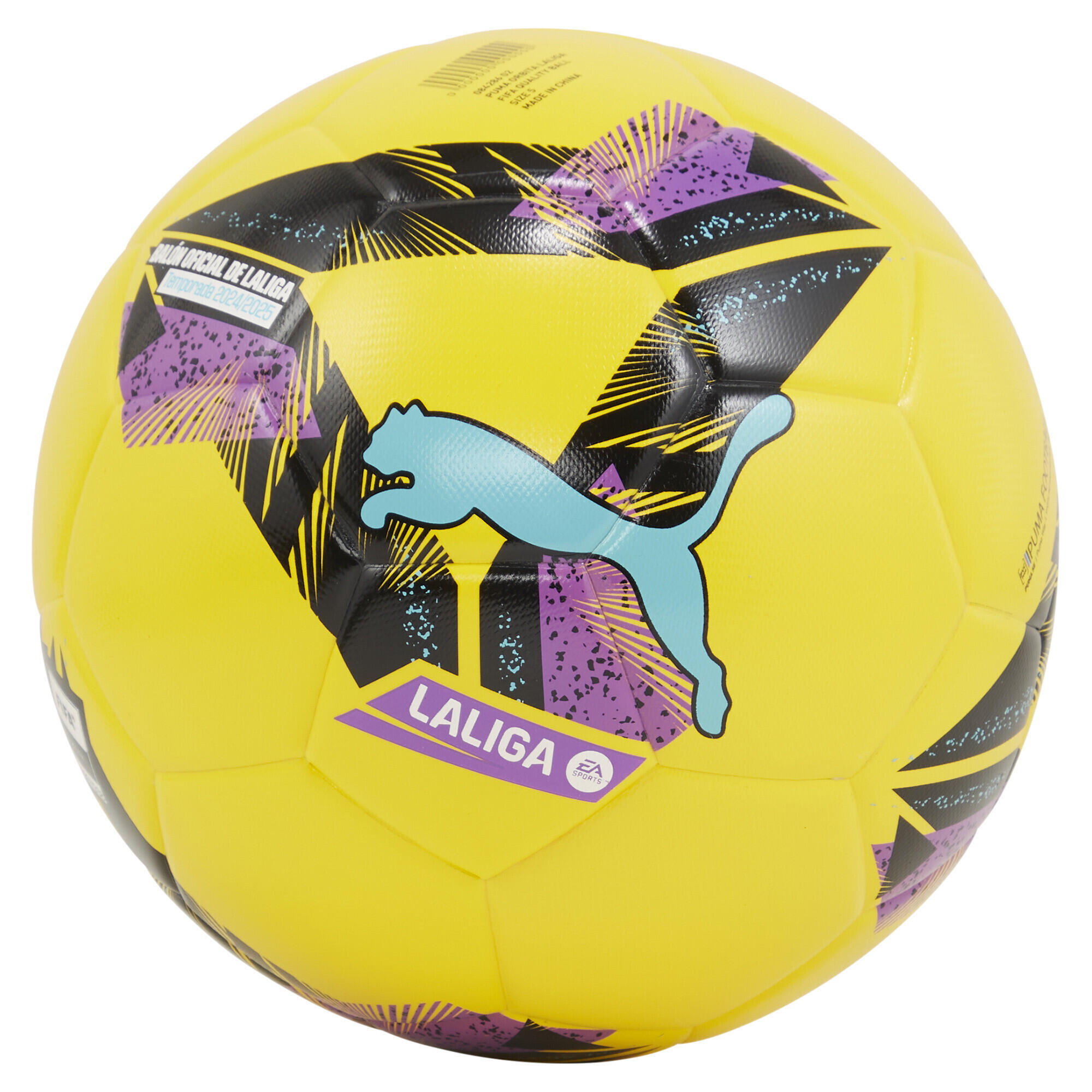 Piłka do piłki nożnej LaLiga 1 (jakość FIFA®) PUMA Pelé Yellow Multicolor