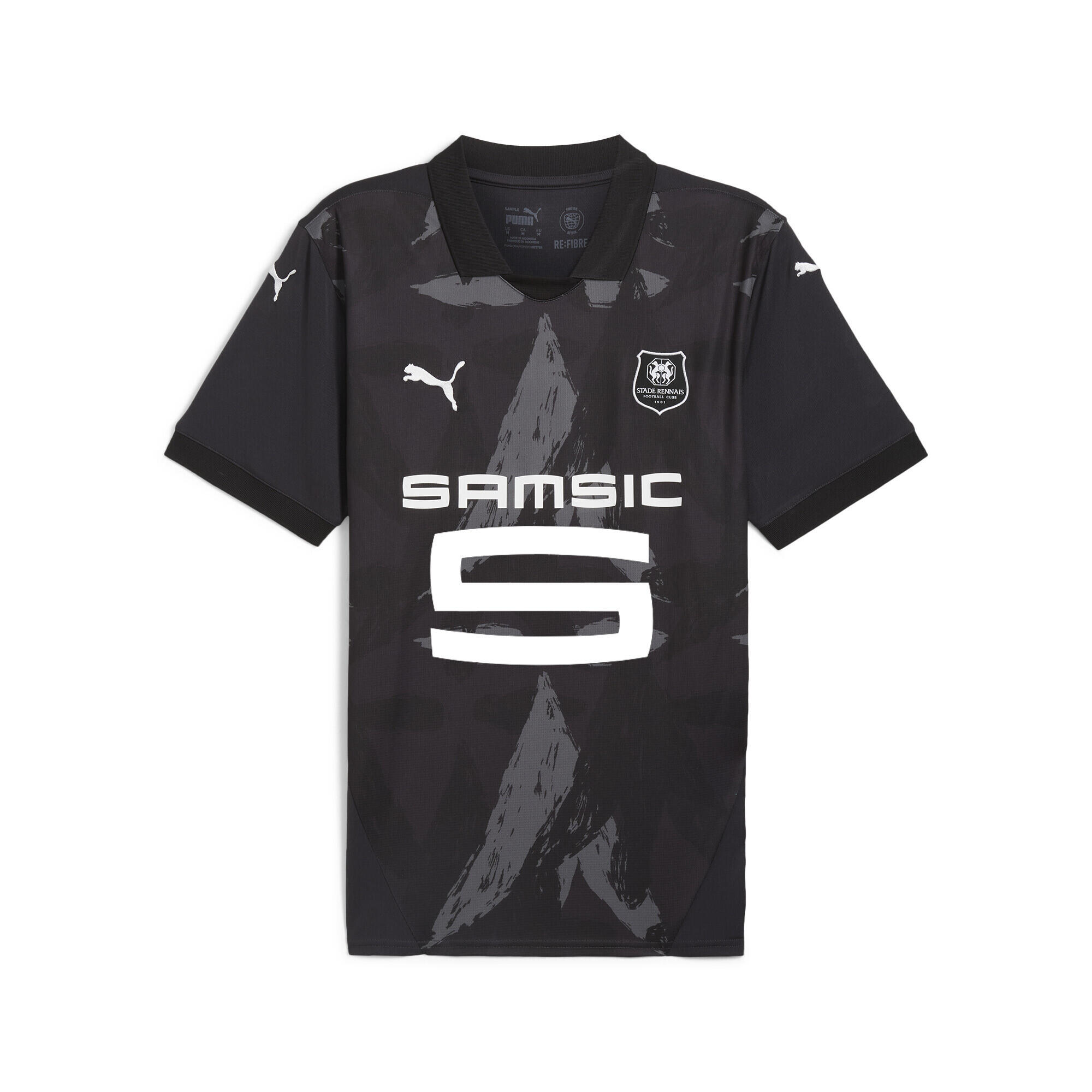 Męska trzecia koszulka Stade Rennais F.C. 24/25 PUMA Flat Dark Gray White Black