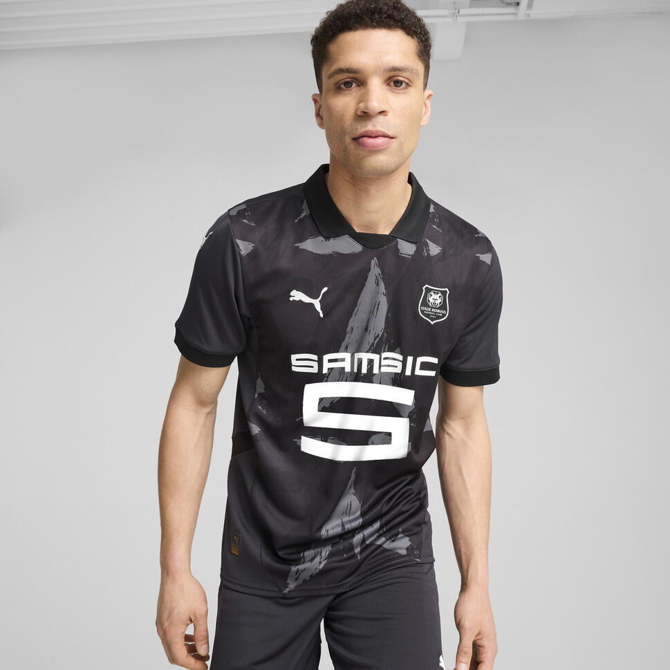 Męska trzecia koszulka Stade Rennais F.C. 24/25 PUMA Flat Dark Gray White Black