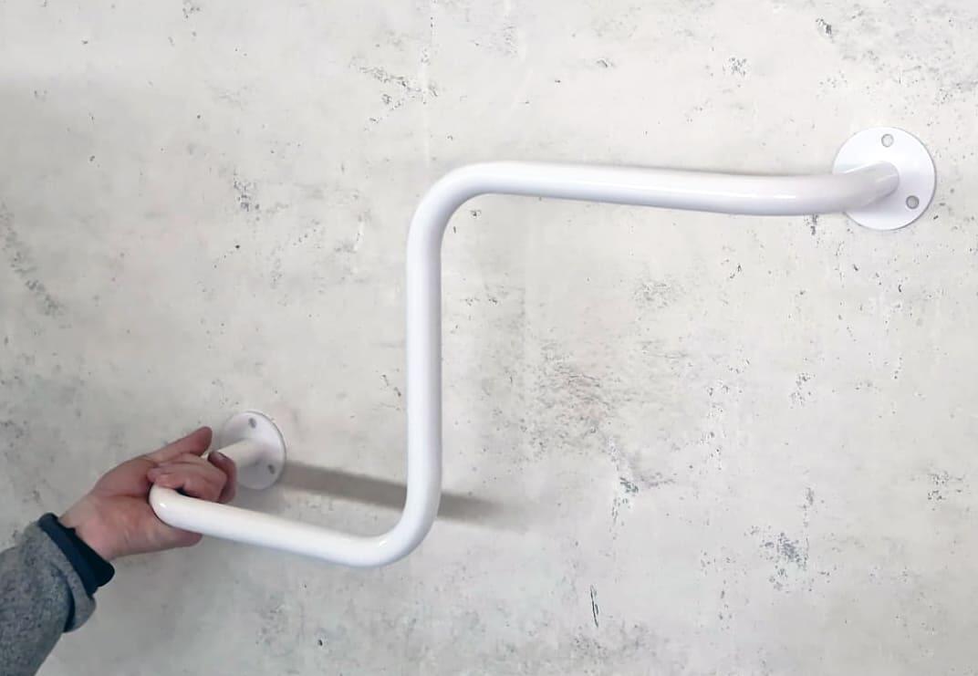 RBX Gebogen Gymnastiek Optrekstang voor Wand en Plafond 2/7