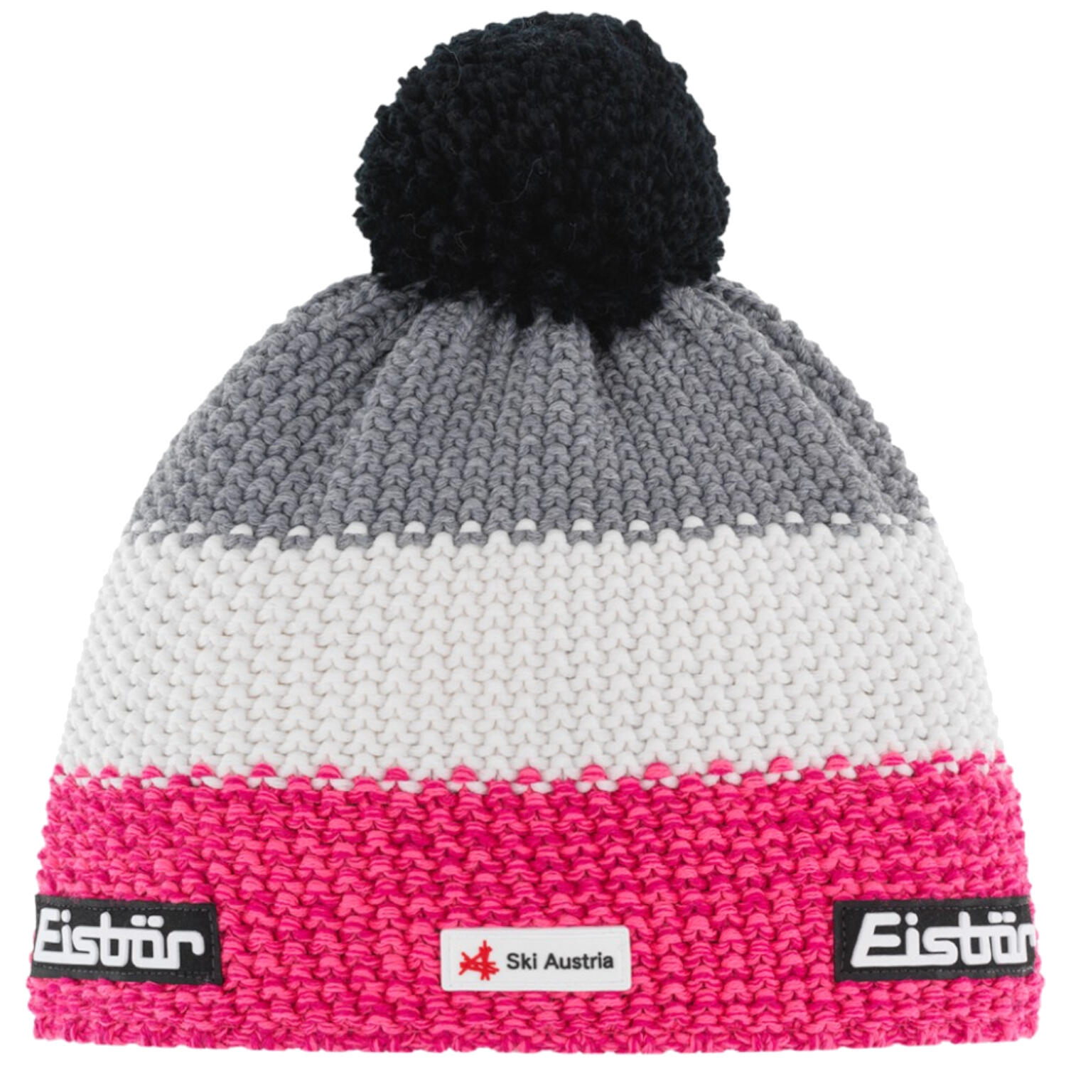 EISBÄR Eisbär Star Pompon MÜ SKA Strickmütze Herren Damen Mütze Wintermütze