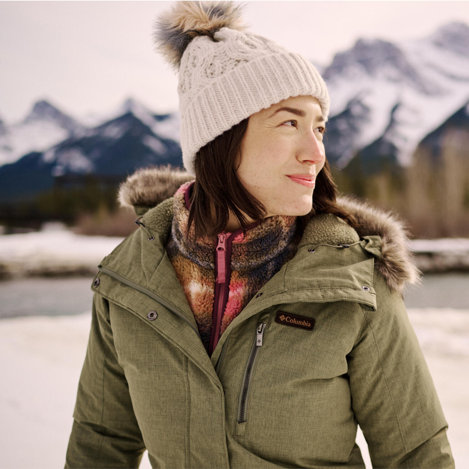 Czapka damska  Boundless Days Cable Knit Pom Beanie 2/3