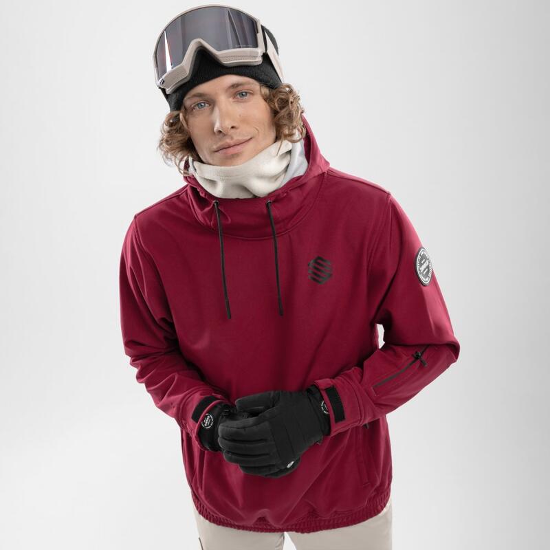 Veste snowboard homme Sports d'hiver W1 Groenland Bordeaux