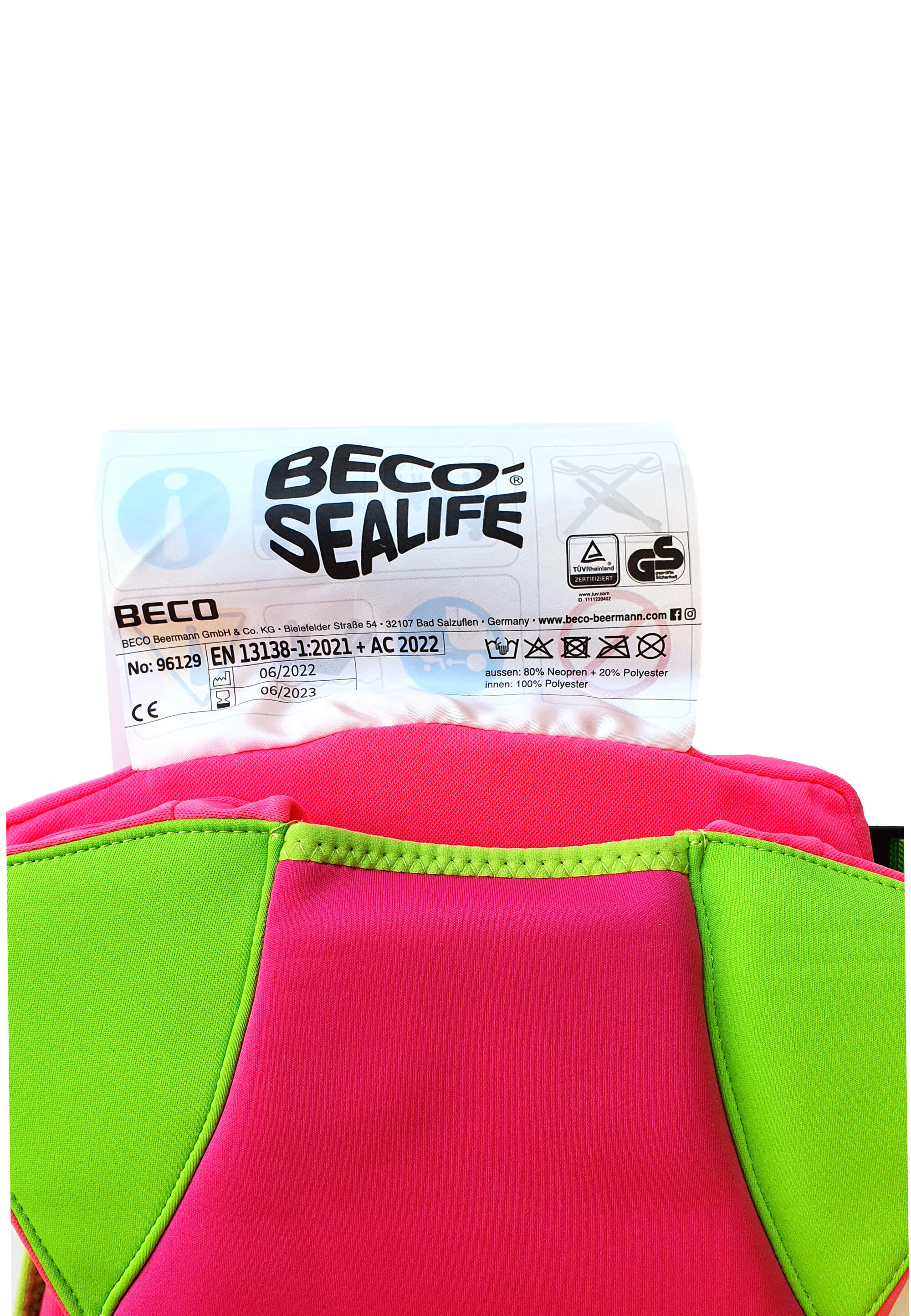 Giubbotto Beco-Sealife Easy Fit Rosa 3/5